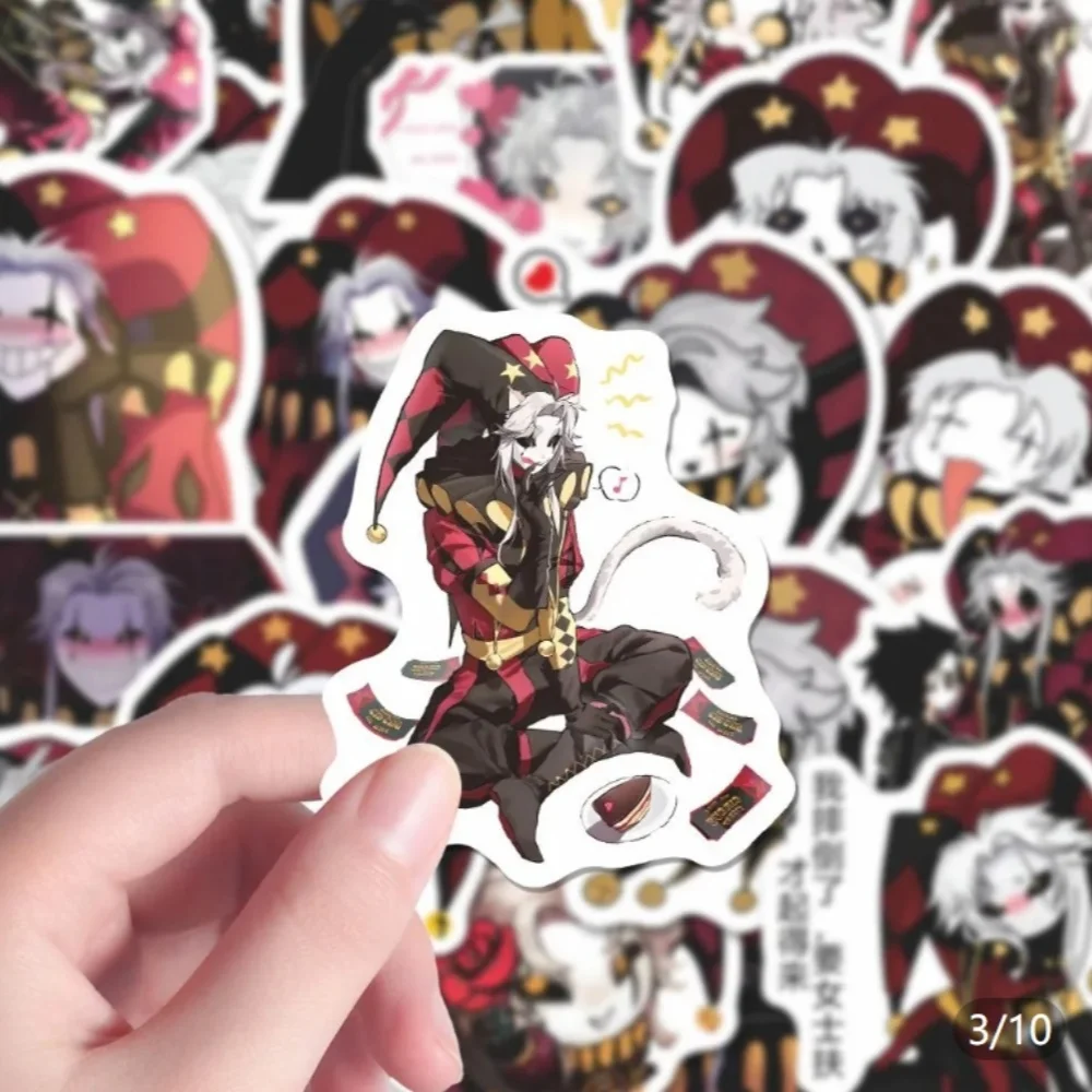 60pcs/set Anime game The Freak Circus stickers Pierrot emojis cartoon stickers Water Cup Computer Skateboard DIY Decals image 6