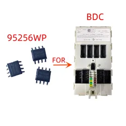 Keychannel 5pcs 95256 95256WP FEM EEPROM Chip Automobile Instrument Memory Chip SOP8 Pin for BMW BDC Smart Box Replacement Chip