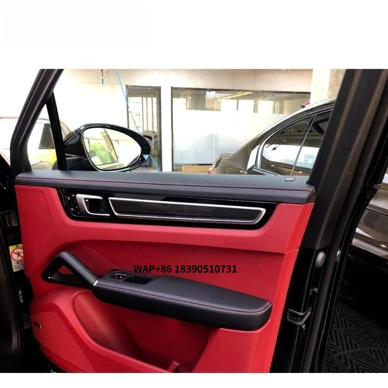 

Por Cay 9y0 Carbon Fiber Automotive Interior High Quality Car Side Interior Door Trims Car Accessories Interior Decorative