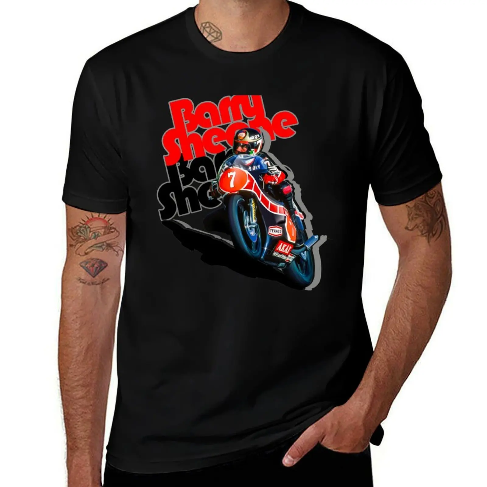 Barry Sheene T-Shirt Casual Work Wear T-Shirt
