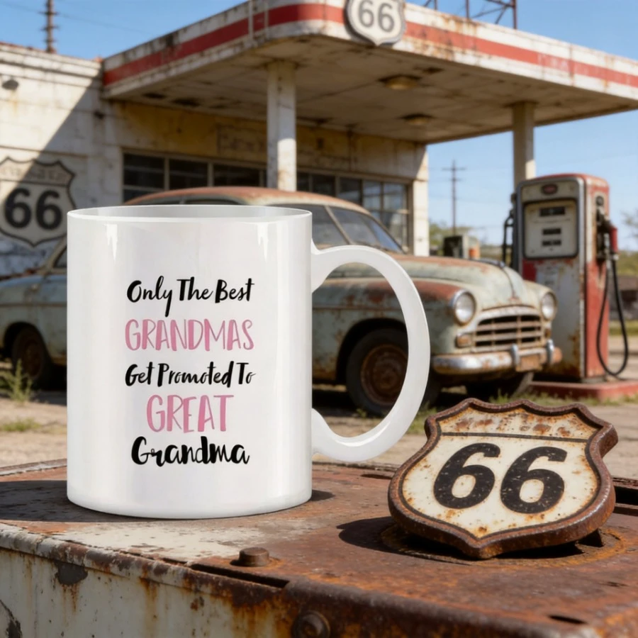 Funny Mug Ceramic Mugs Coffee Cups Only The Best Grandpms Get Promoted To Great Grandma Mug Tea Cup Drinkware Personalized Gift