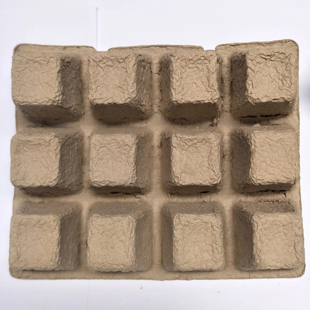 

40Pcs Paper Seedling Trays Eco Degradable Germination Trays With Plant Markers For Seed Starting Growing Trays Garden Tool