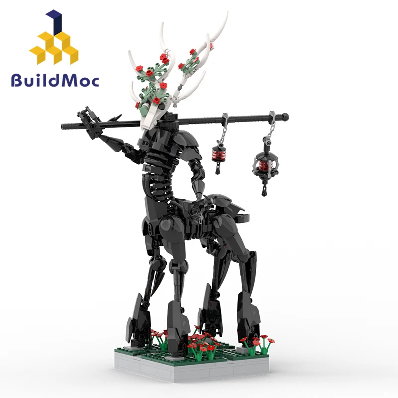 

Buildmoc идеи Монстры Мрачный Жнец олень MOC набор строительных блоков наборы игрушек для детей подарки игрушки 671 шт. кирпичи