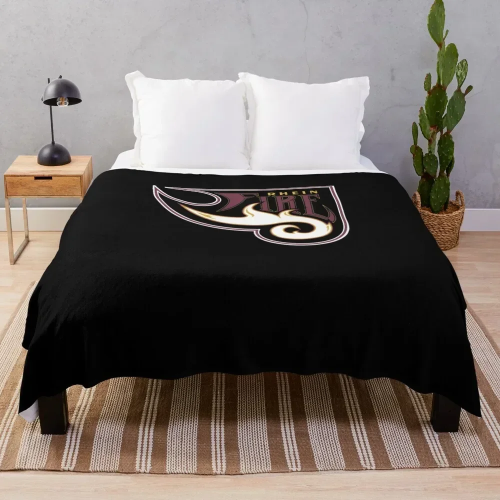 

Rhein Fire Vintage Logo Classic Throw Blanket Foldable Soft Warm Blanket for Outdoor Use