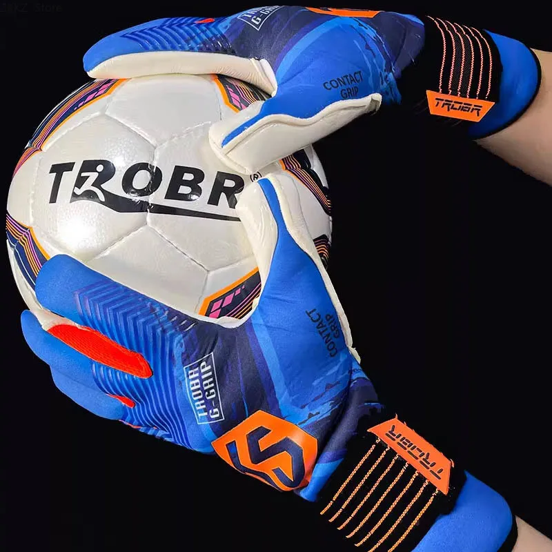 Professional Protection Football Soccer Goalkeeper Gloves Thickened latex 4 mm Adults Teenager Goalkeeper Soccer Goalie Gloves