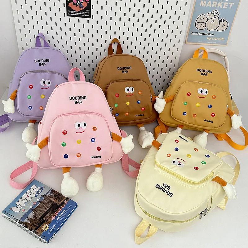

2025 Spring Lightweight Kids Backpack Large Capacity Kindergarten Bookbag for Boys Girls Cute Trendy Childrens Daypack