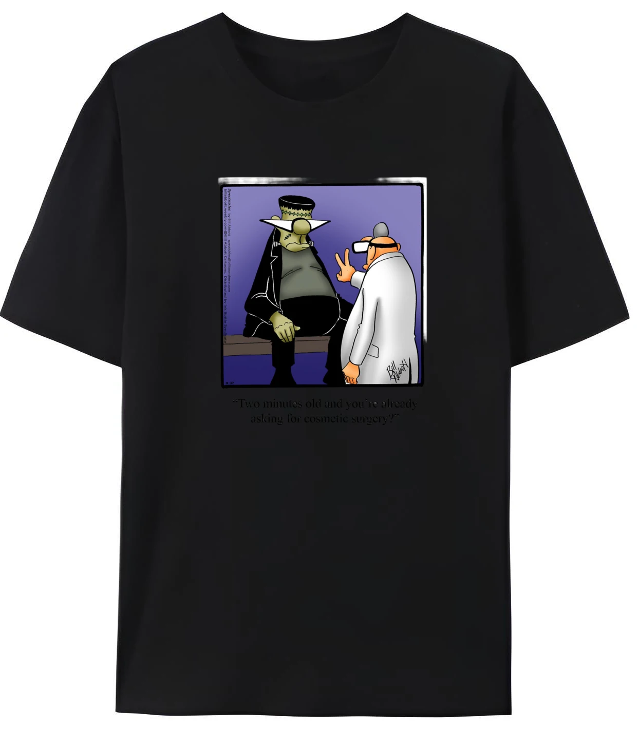 

Funny Spectickles Halloween Frankenstein Humor Luxury Designer T-Shirt Men Cotton Fashion Graphic Tees