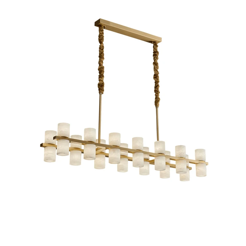 G4 Led 2025 New Trend Marble Collection Gold Chrome Chandelier Lighting Lustre Suspension Luminaire Lampen For Living Room