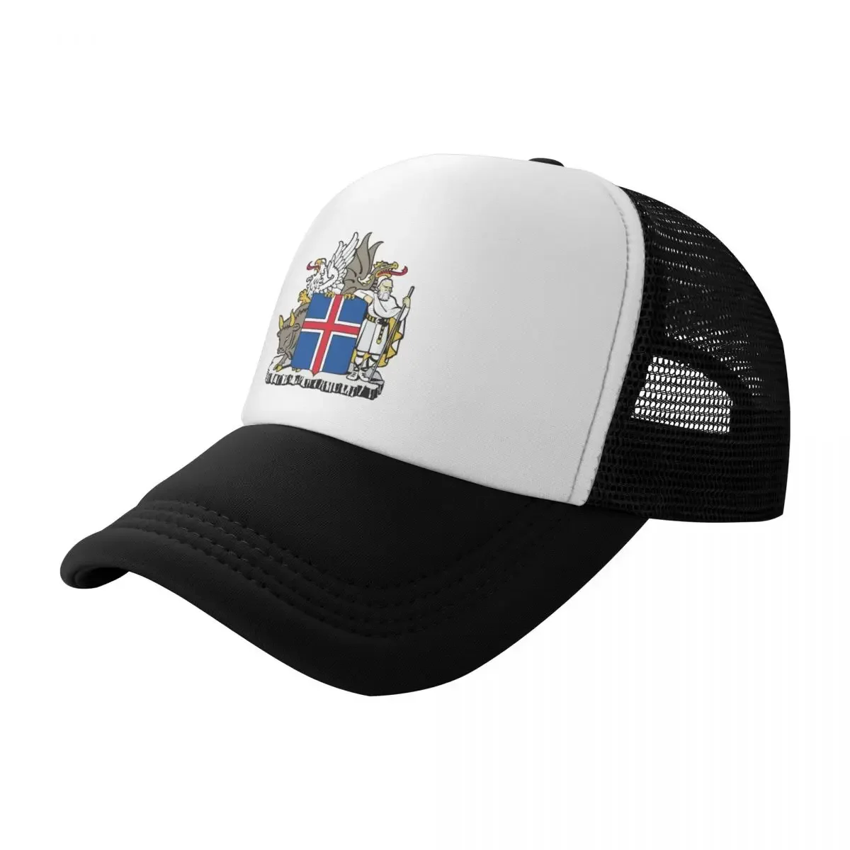 

Coat of arms of Iceland Baseball Cap Horse Hat Sun Cap Bobble Hat Fashion Beach Men's Caps Women's