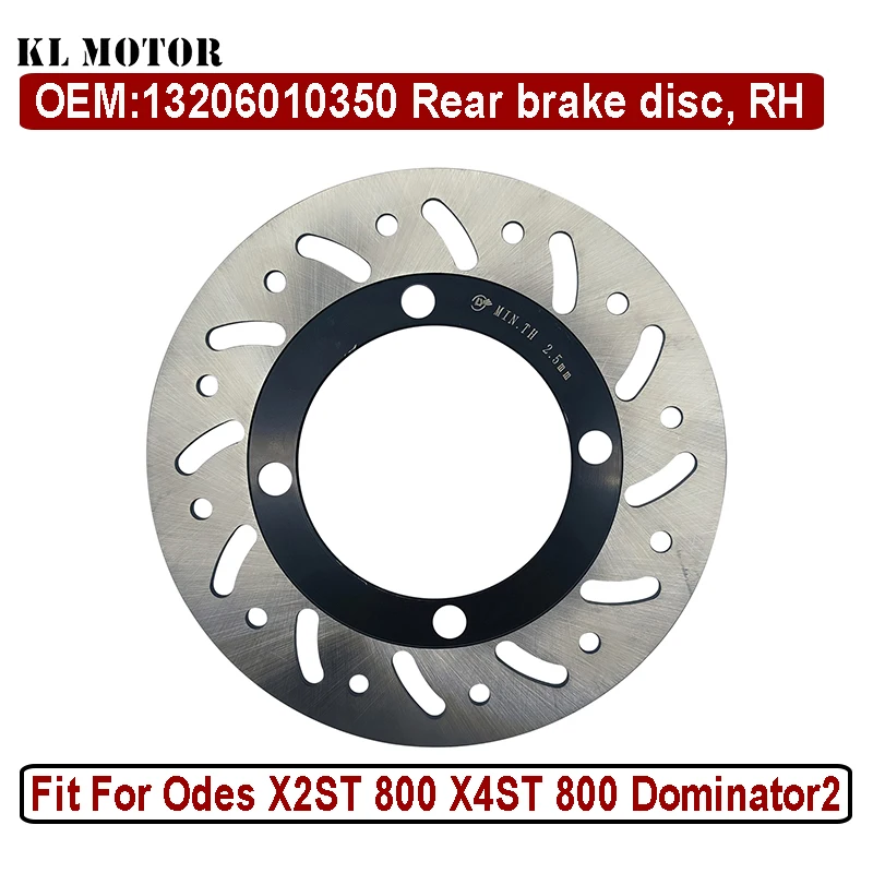 

Rear brake disc, RH Odes X2ST 800 X4ST 800 Dominator2 Part Number 13206010350
