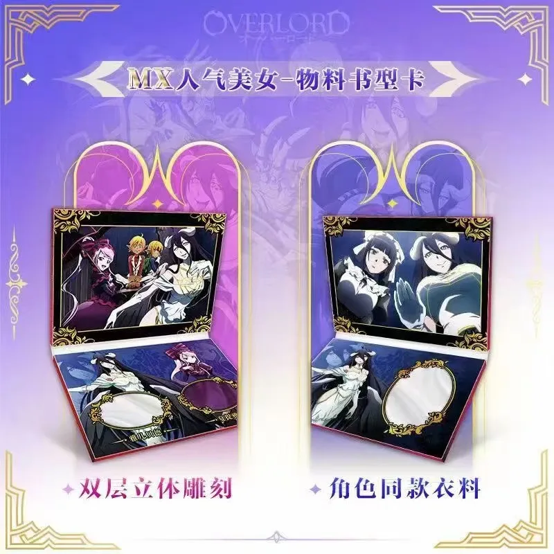 Wholesal OVERLORD Collection Card Albedo Toys Gift for Kids Child Japanese Anime TCG Cartas Game Card Box Children Birthday Gif