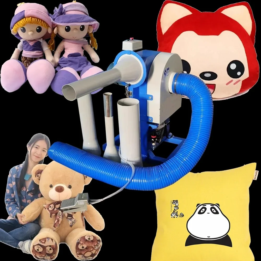 Cotton Fiber Balls Opening Machine PP Wool Carding Polyester Opener for Pillow Filling