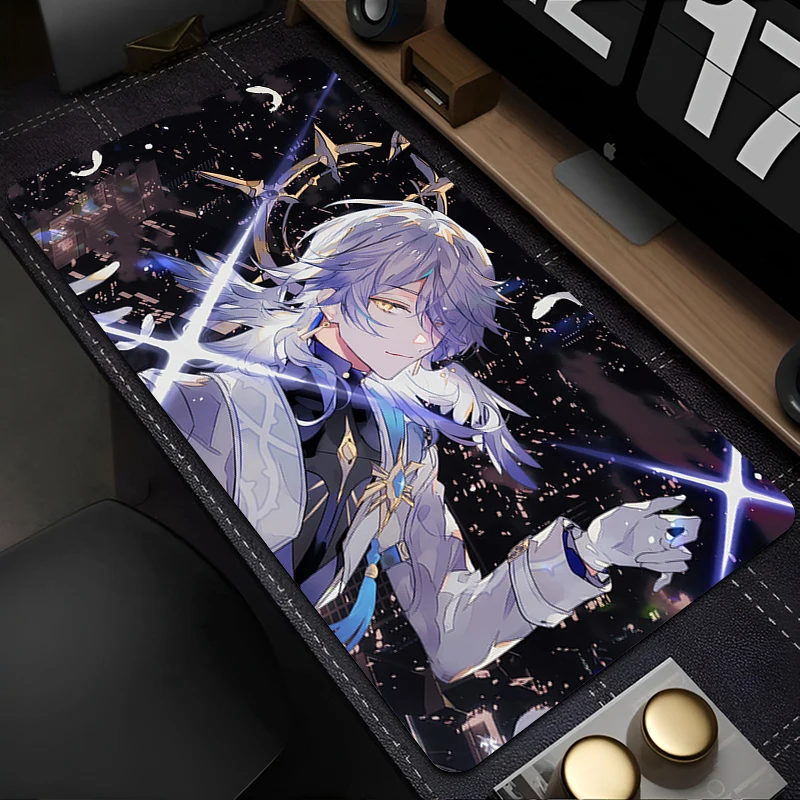 

Sunday Honkai Star Rail Mouse Pad PC XXL Keyboard Rug Laptop Star Gaming Mousepad Computer Anime Gamer Cabinet Desk Mouse Mat