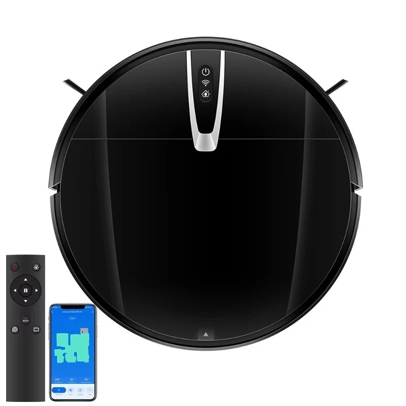 Robot Vacuum Cleaner  Wet Mop Combo Smart Mapping,WiFi App,Brushless Motor,Ideal for Pet Hair,Carpet,Floor