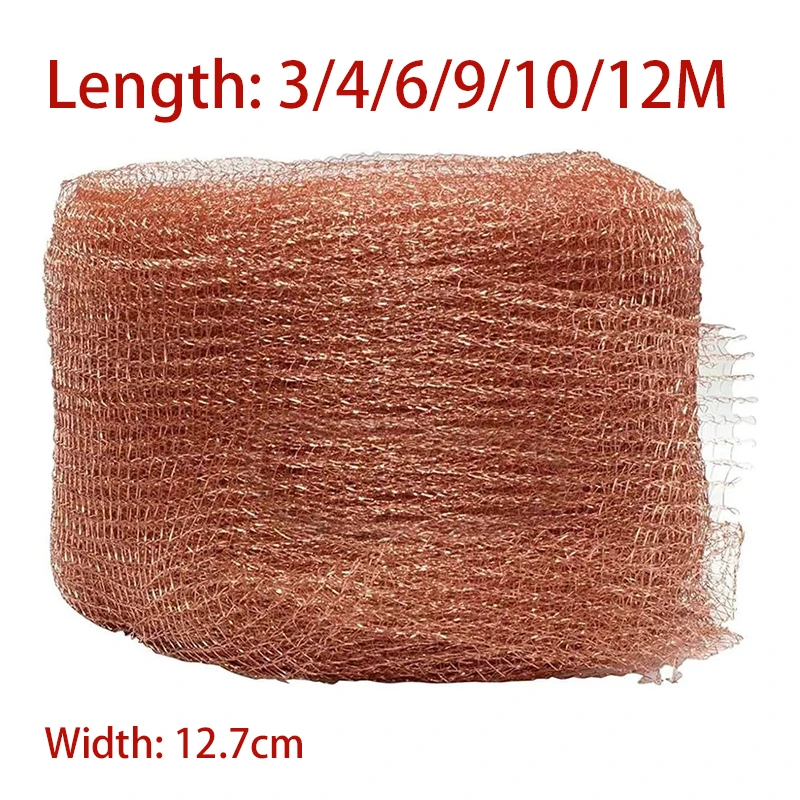 Columna de filtro tejida de malla de cobre, embalaje sanitario de grado alimenticio para aparato de destilación Moonshine Home Brew Beer, 3-12 metros, 4 cables