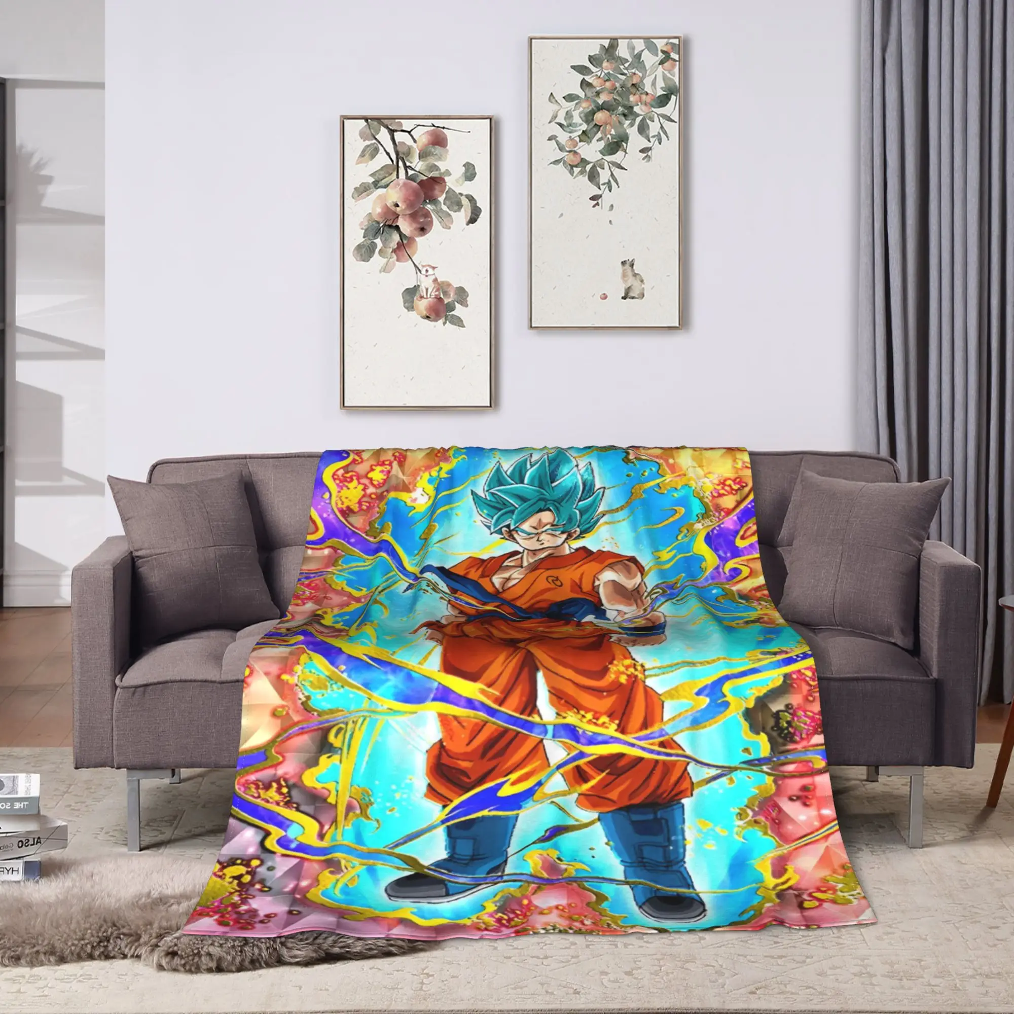Anime D-Dragons B-Balls (21) Blanket  Airplane Travel Flannel Throw Blanket For Outdoor Warm Design Quality Bedspread Gift Idea