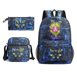 Melanie Martinez Print Youth Backpack Set Student School Bag Shoulder Bag Pencil Case 3-Piece Set