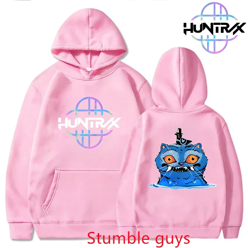 Unisex New Kpop Demon Hunters Hoodie Fleece Cartoon Anime Fall Winter Warm Fashion Jacket
