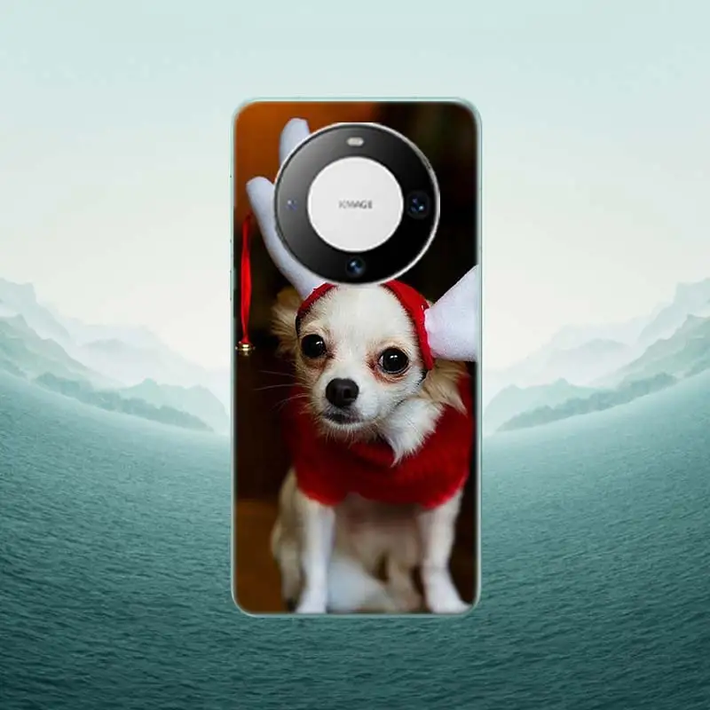 Chihuahua Puppy Teacup Dogs custodia per telefono per Huawei P40 Lite P50 Pro P30 P20 P10 Y5 Y6 Y7 Y9 2019 Mate 30 20 Pro 10 Lite Cover