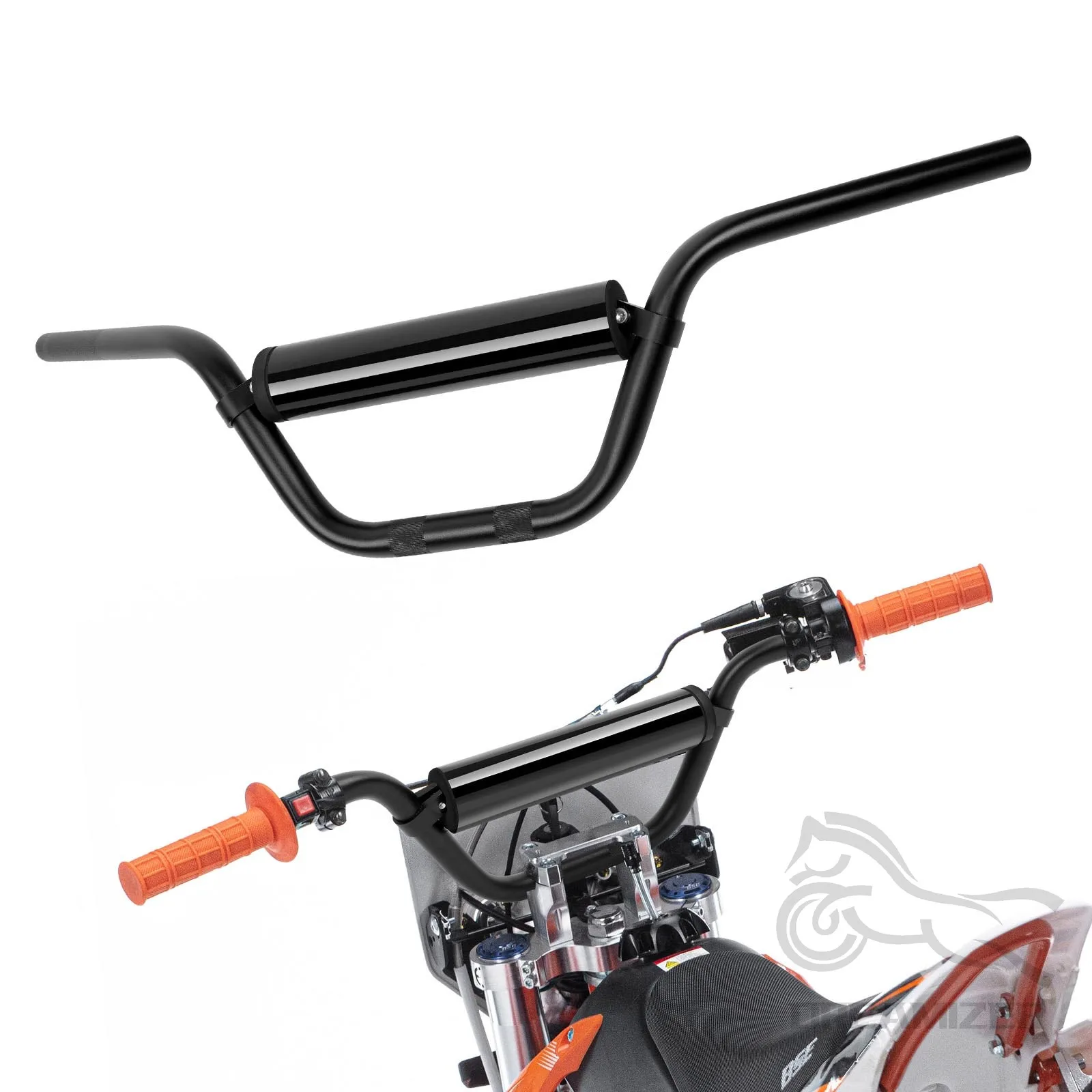 

Руль мотоцикла 7/8 "22 мм для мотокросса, мотоцикла, грязи, питбайка, алюминиевый стержень для пенопласта для Honda CT70 CT90 CT125 CT185 CT200