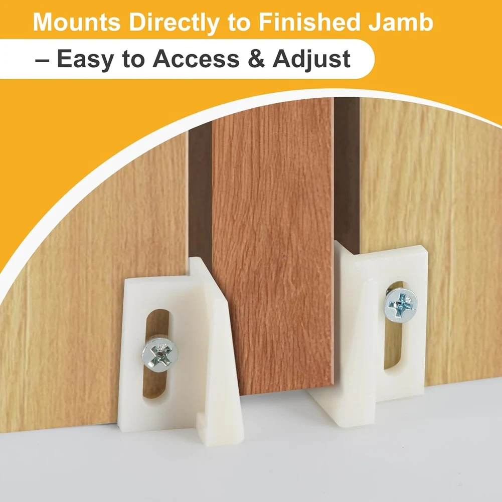 Utility Design 15 Pack Pocket Door Guide Bottom, Sliding Door Guide 1.125 Inch, Jamb Mounted for Carpeted Floors
