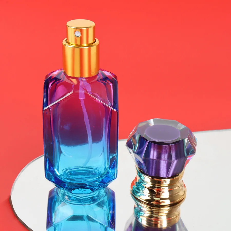 30ML Empty Spray Bottle Thick Glass Perfume Bottle With Pump Dispenser Atomize Replacement 1pcs