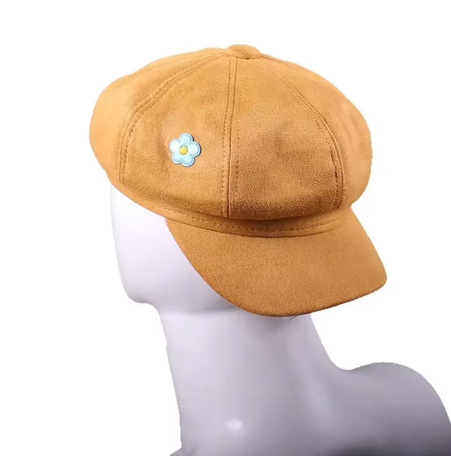 Anime Cosplay Hat Yellow Cap for Halloween Party Costume Hat Classic Blinders Caps for Men Peaky Hat Newspaper Hat