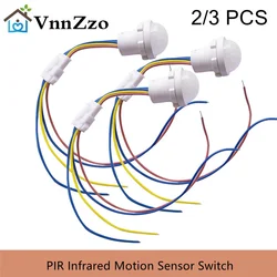 2/3 PCS MINI PIR Sensor Detector Smart Switch 110V 220V LED PIR sensore di movimento a infrarossi rilevamento sensore automatico interruttore della luce