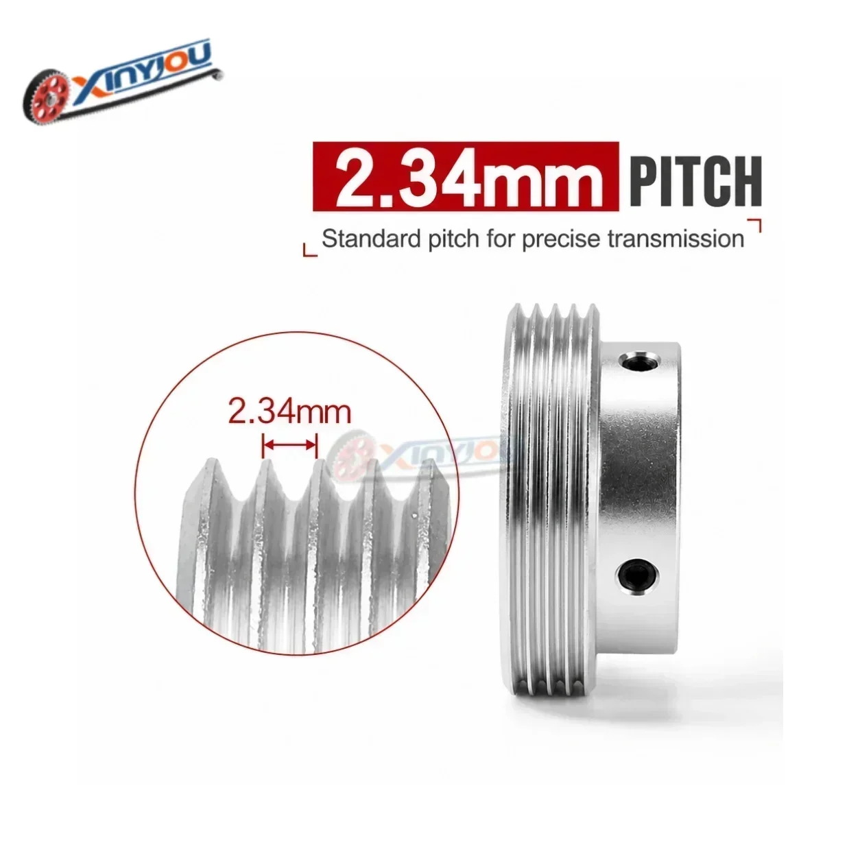 4PJ Aluminum Alloy Poly V Belt Pulley80/90/95/100mm OD Bore 14-40mm 4-Rib Serpentine Drive Pulley for PJ Belt Multi-Rib