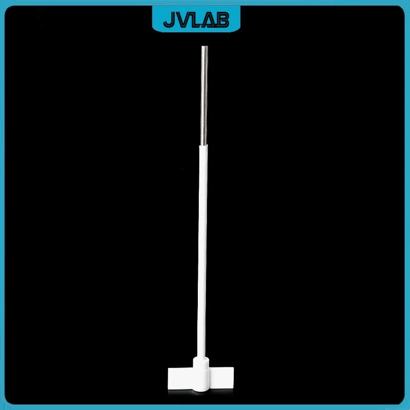 Straight Stirrer PTFE Paddle Stirrer Use For Standard Stirring Media At Medium&High Speeds Mixing Shaft Length 370mm PTFE Coated