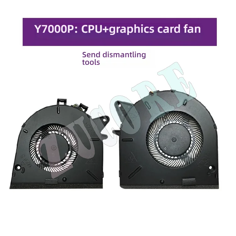 기존 Len ovo Savior Y7000P Y530P Y7000P-2019 CPU 그래픽 카드 냉각 팬에 적용 가능