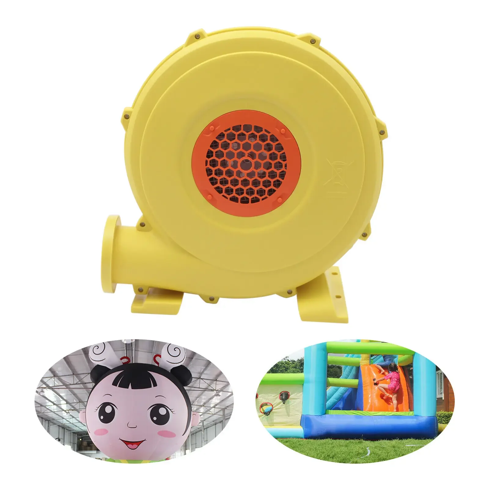 منفاخ هواء تجاري بقوة 1.25 حصان - مضخة عالية الحجم بقدرة 950 وات للحراسين والأنفاق والمناسبات القابلة للنفخ (شديدة التحمل)