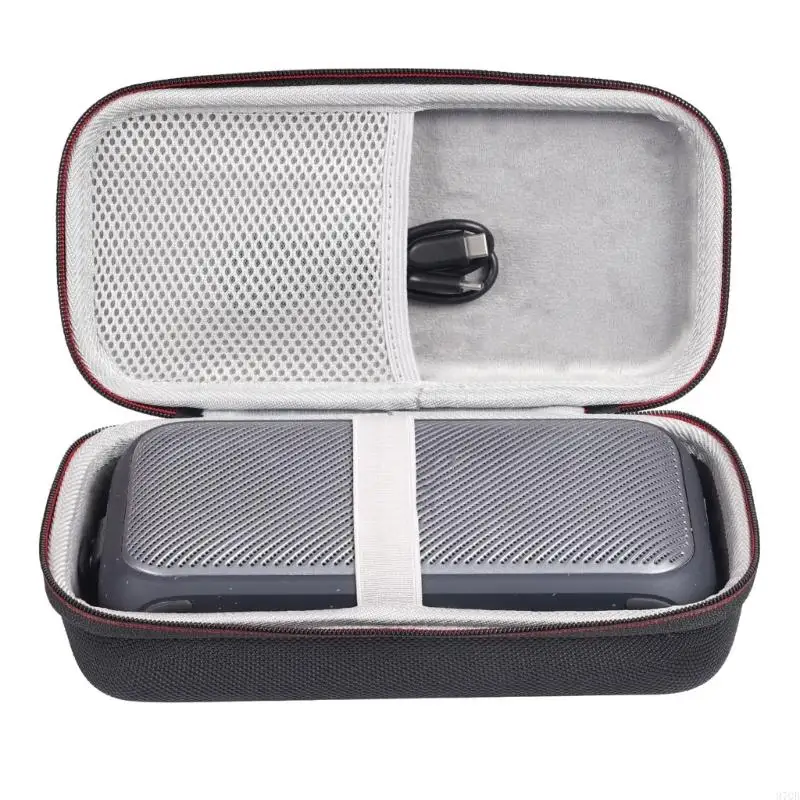 97QB Hard EVA Travelling Case Storage Bag Protective Pouch Bag Carrying Case for Anker Soundcore Motion 300 Speaker