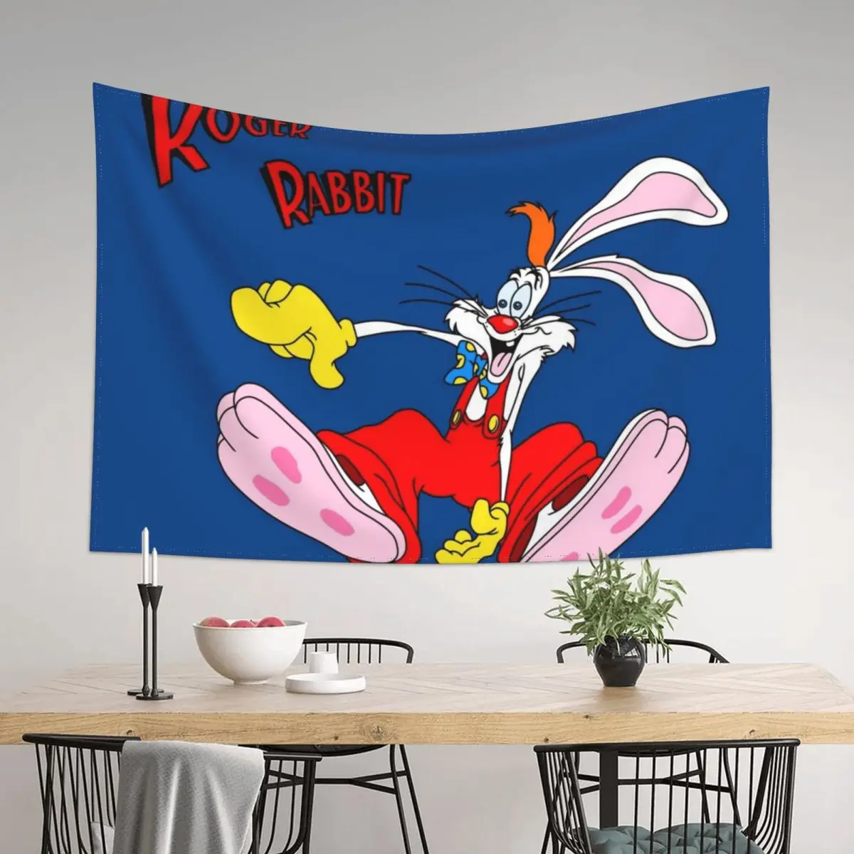 

Roger Rabbit I Tapestry Room Design Decoration For Home Aesthetic Home Decor Tapestry