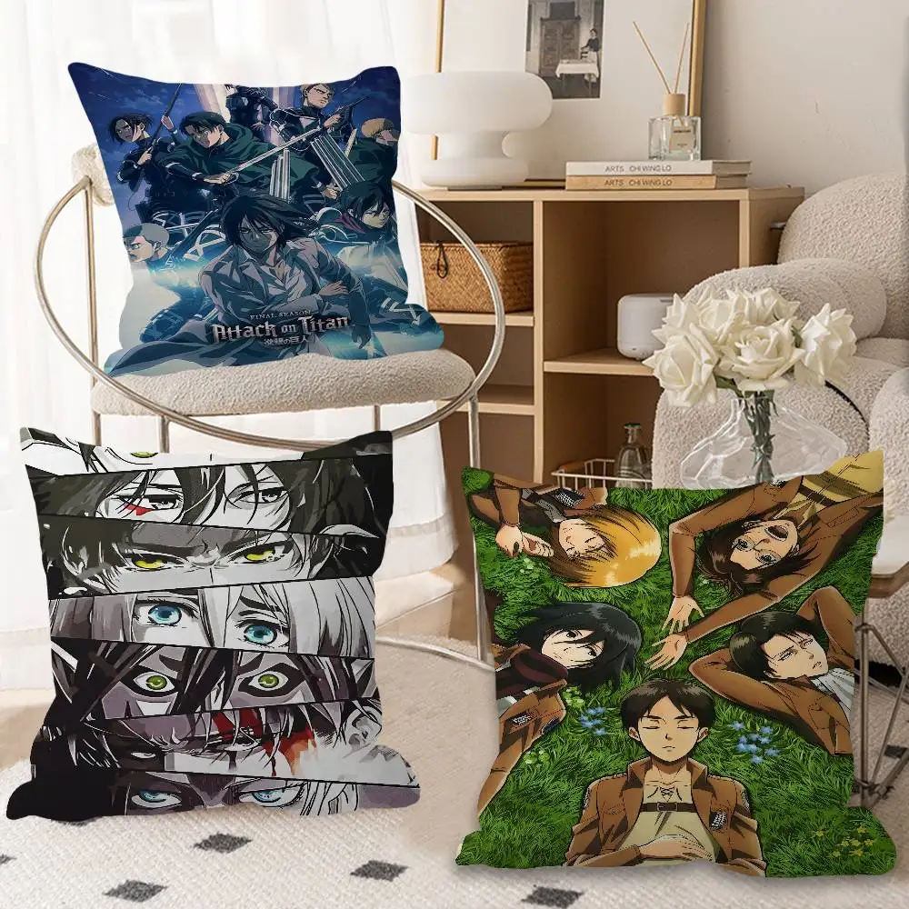 Аниме-Атака-Титанов-Стич-Счастливый-Дракон-наволочка-диван-наволочка-украшение-дома-комнаты-детский-подарок
