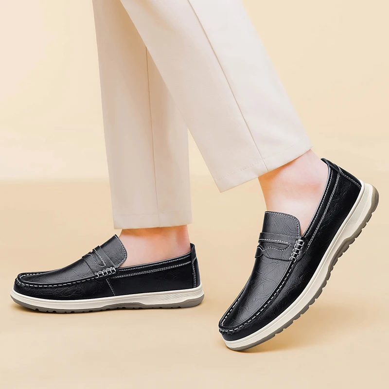 Hand Sewn Fashionable Breathable Outdoor Casual Sports Shoes High-quality Men Comfortable Two-layer Cowhide Casual Leather Shoes