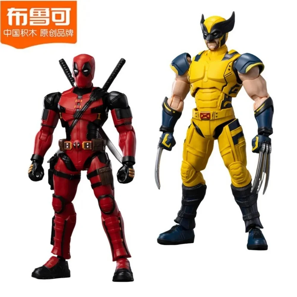 

BLOKEES Deadpool & Wolverine Building Blocks X-Men Action Figures splicing model Collectble Toys