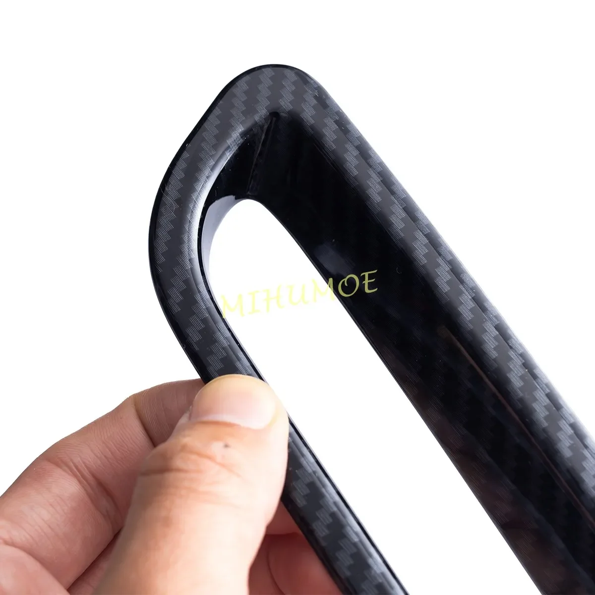 لميتسوبيشي أوتلاندر سبورت ASX 2020-2023 المصد الخلفي الخارجي الضباب الخفيف غطاء ألياف الكربون تصفيف السيارة #3