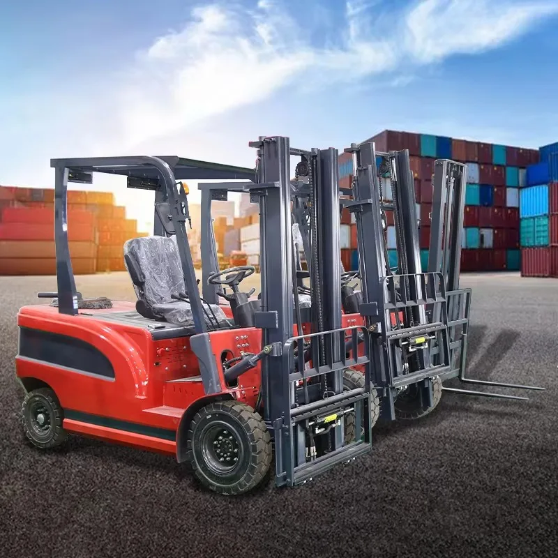 Best Price Electric Forklift 3-5 Ton Triplex Mast 60V Lithium-Ion Battery 3m Lifting Height Powerful Forklift Truck