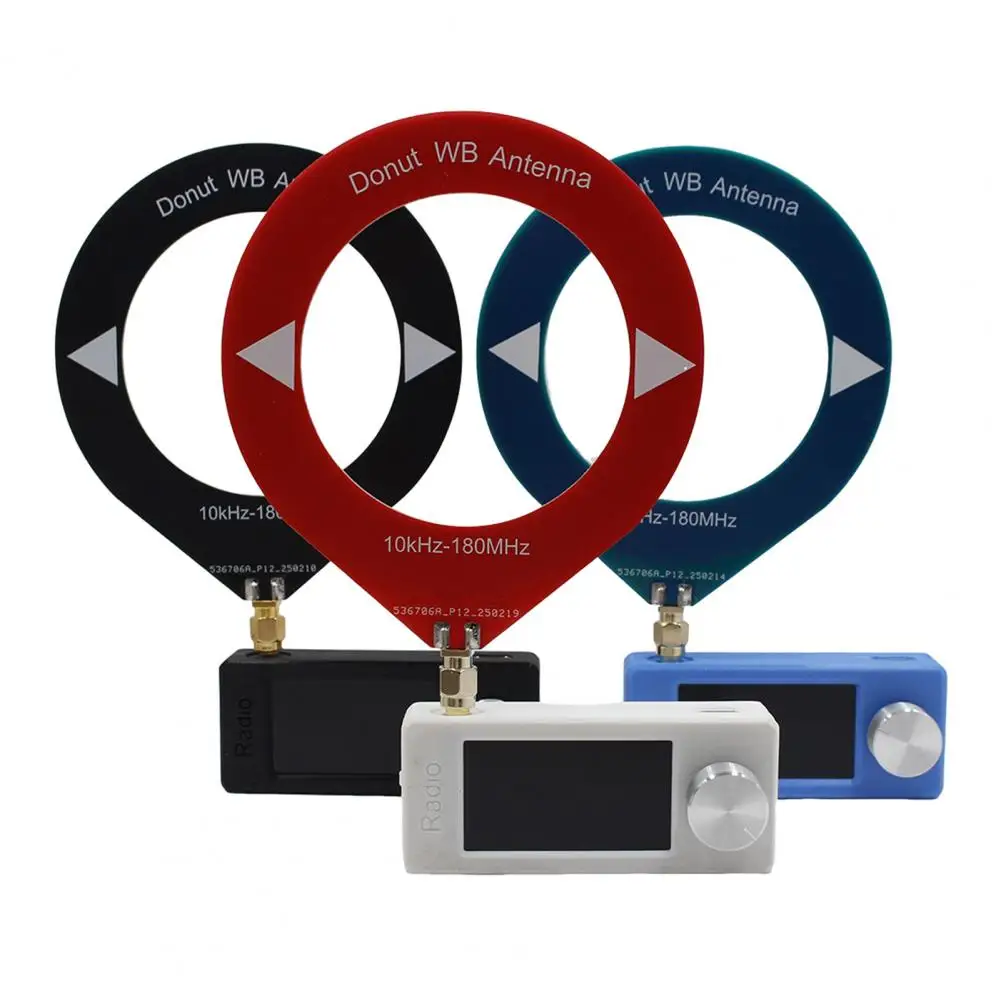 Портативное радио LSB USB AM FM 0,5-108 МГц, карманное мини-радио, 1,9-дюймовый IPS-экран, вседиапазонный радиоприемник с антенной