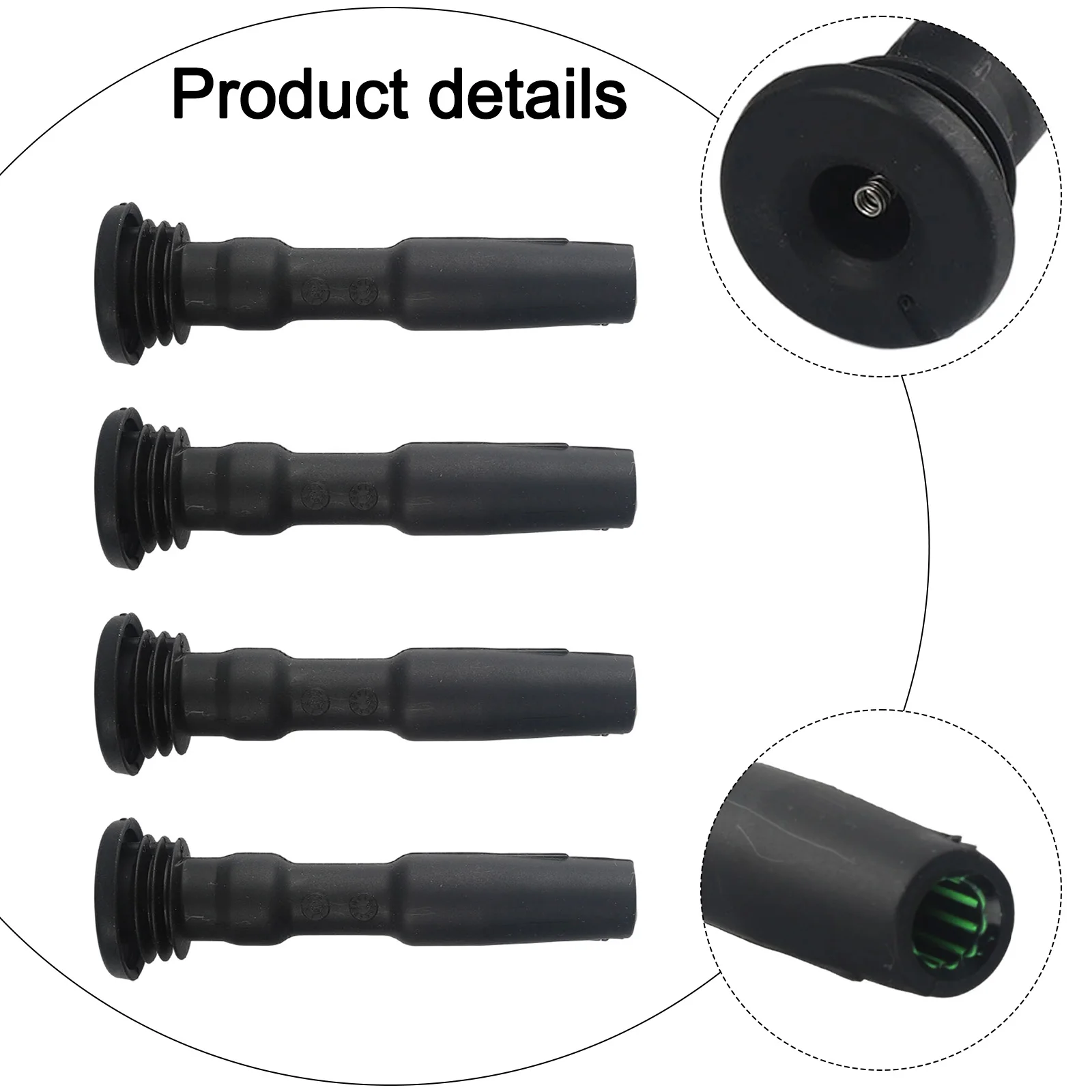 

Reliable High Voltage Pack Ignition Coil Sheath 04E905199A 04E905199H for Golf and Compatible Vehicles Sagitta