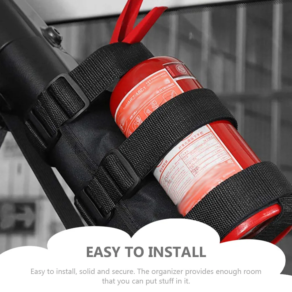 

1pc Adjustable Fire Mount Holder Strong Fixing Band For Trunk Storage Organizer Easy Install Long-Lasting Use Strap Car Fire