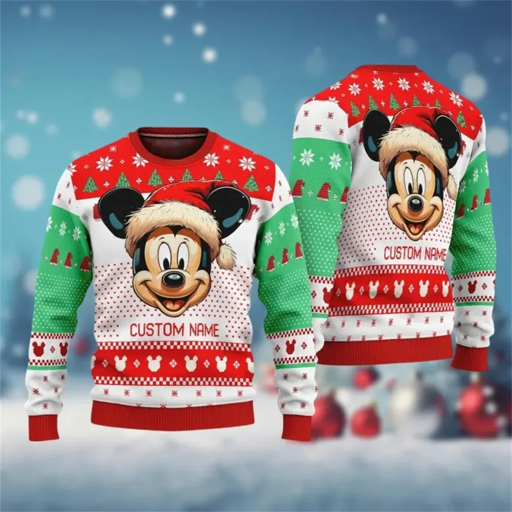 

Sweats à capuche Disney pour hommes et femmes, chemises de protection, mode couple, animation 3D, dessin animé 3D, chandail laid