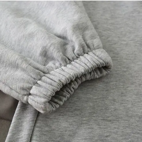 2024 Spring and Autumn Fashion Simple and Loose Oversized Casual High Waist Drawstring Letter Embroidered Tie Feet Sports Pants