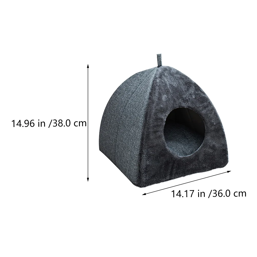 

Cat Nest Warm Winter Enclosed Sleeping Bed For Cats Kitten Lightweight Pet Cushion Cozy Closed Type Nest Full Covered Cat