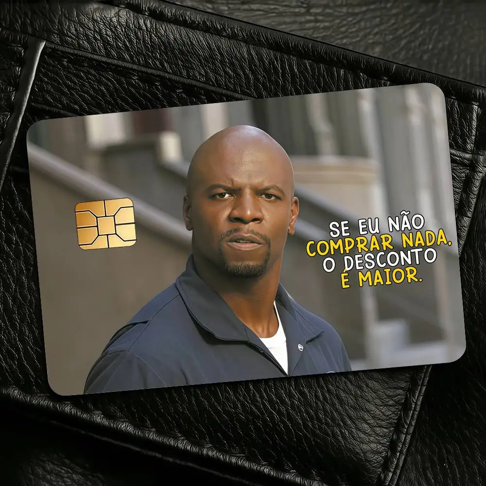 Funny J-Julius R-Rock Meme Credit Skin Cover Card Stickers 4PCS Film Bus Pass Front Decoration Bank Debit Waterproof