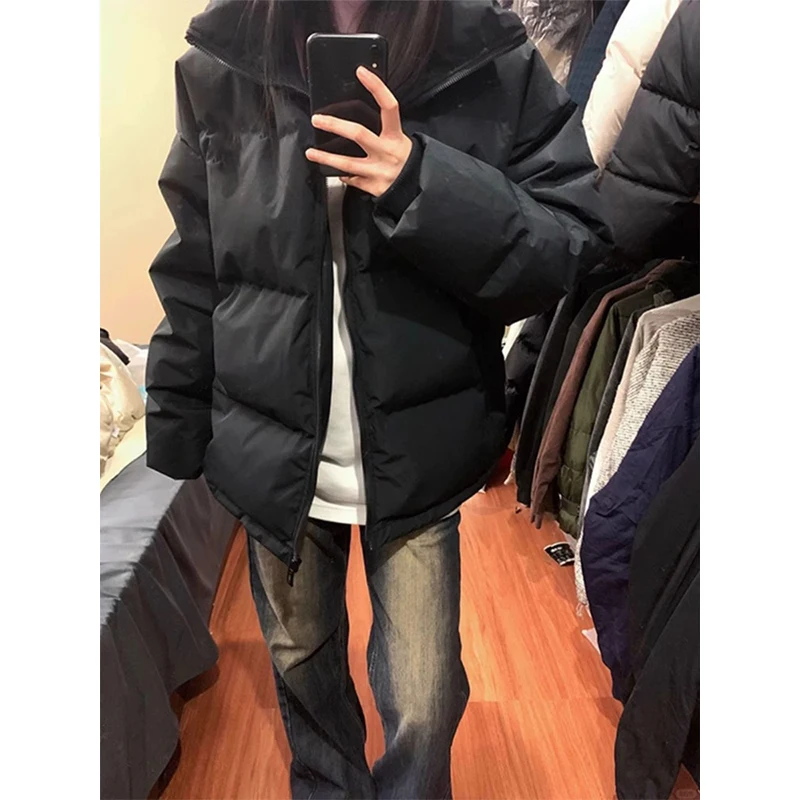 

Мужская зимняя куртка Bla: легкая, утепленная, с наполнителем из хлопка, теплая, с воротником-стойкой, на молнии, с длинными рукавами