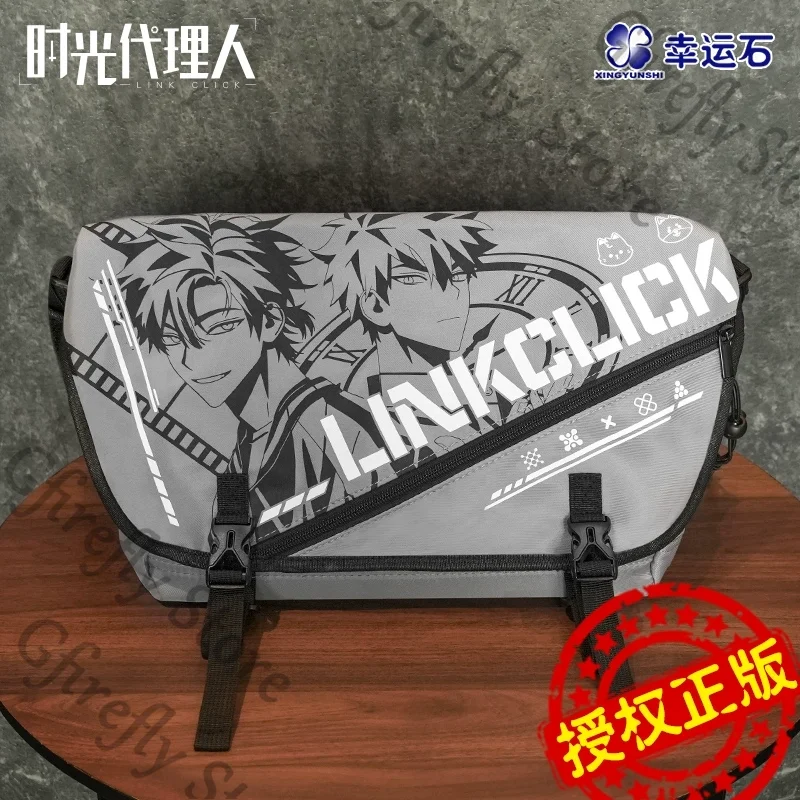 

Link Click Charles Lucas Jo Официальная сумка-мессенджер в стиле аниме, сумка через плечо, настоящие студенческие украшения для косплея, подарок-талисман
