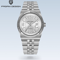 PAGANI DESIGN 3D Rhombus Dial Luxury Automatic Watch For Men Fashion Mechanical Wrist watches AR Sapphire crystal 2025 New Watch