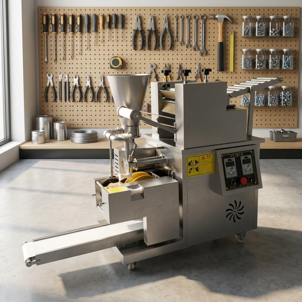 CG Machinery New Fully Automatic Multi-functional Stainless Steel Dumpling Making Machine Touch Control Kitchen Equipment